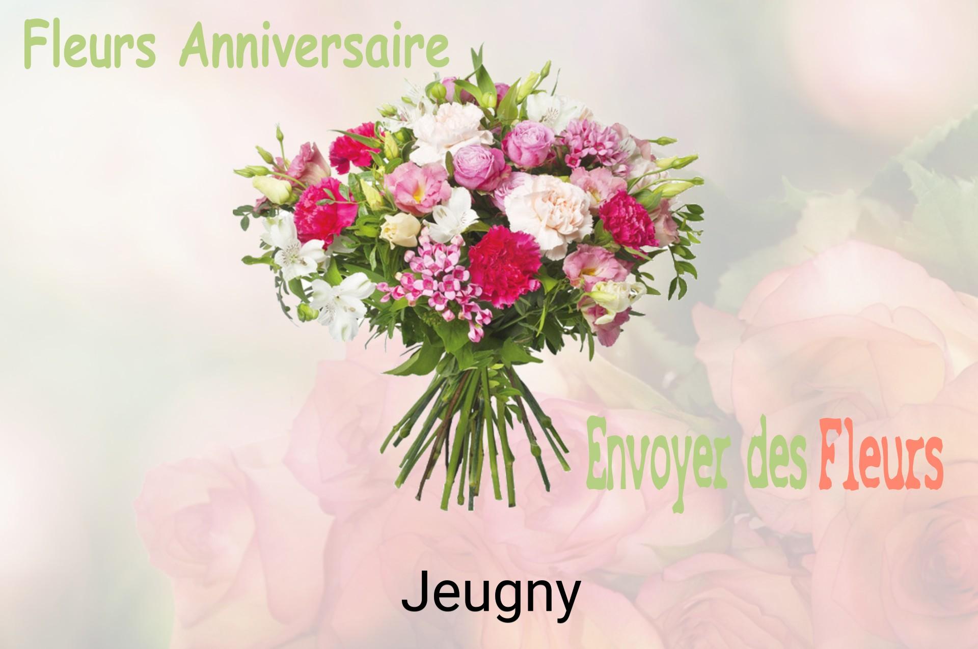 Bouquet de fleurs d’anniversaire livré à Jeugny