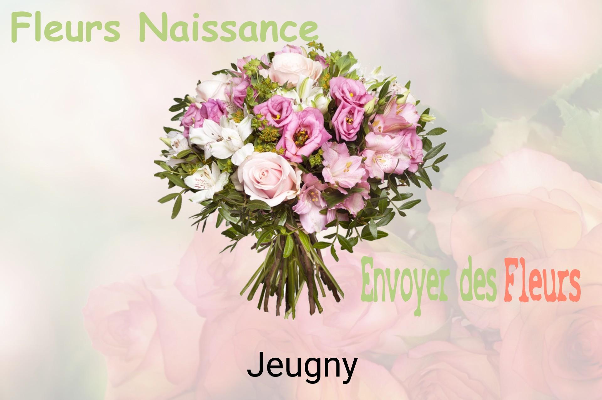 Bouquet de fleurs de naissance livré à Jeugny